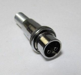 Amphenol NEW 80 MC2M 2 Pin Off Set Microphone Connector for Collins 