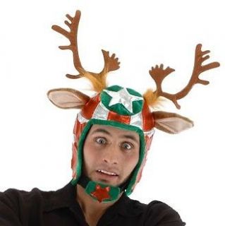 Racing Reindeeer Helmet Hat Adult Costume Accessory NEW Christmas