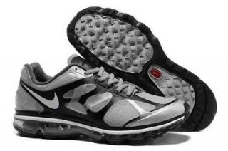 Nike Air Max+ 2012 Running Shoes Mens ALL SIZES Wolf Grey/White/Black 