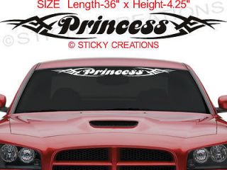 106 princess window sticker decal tribal design car time left