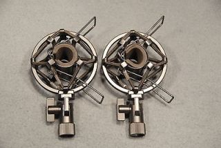 Pair of High Quality Small Condenser Shock Mounts Fits Shure SM81 