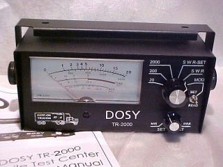 Dosy TR2000 TR 2000 Base Mobile remote SWR 2000 Watt Meter Cb Ham 