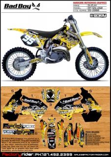   Boy Motocross Graphics Suzuki RM 125/250 1999 2000 Dirt Bike Graphics