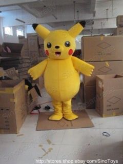 pikachu pokemon mascot costume fancy dress outfit epe