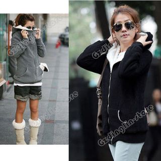 new womens long sleeve zip up tops hoodie coat jacket