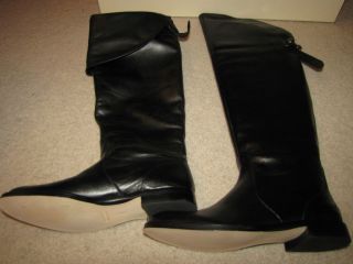 NEW *COACH* Cheyenne Black Tall Boots 5.5 Leather $300 Soft Calf 