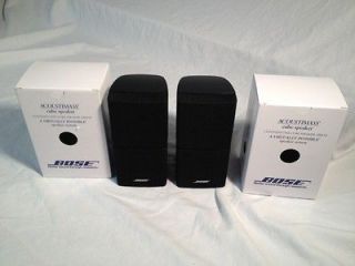 pair (2) BOSE DOUBLE CUBE SPEAKERS FOR HOME THEATER/AUDIO BRAND NEW 