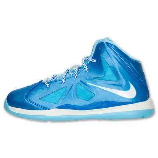 Kids Nike LeBron X Blue/Windchill (PS) 543565 400 Size 10.5 3