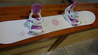 athena 152 womens snowboard package with new bindings  99 