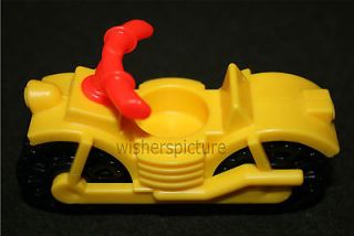 Vintage Fisher Price Little People MOTORCYCLE New Old Stock MINT #166