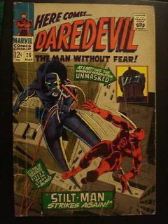 DAREDEVIL #26 MARVEL COMICS STILT MAN MASKED MARAUDER MARCH 1967 FINE 