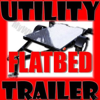 fold stand up flatbed hauler 4x6 utility cargo trailer time