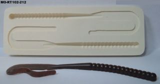 LinMar Mold, Ribbon Tail Worm, 10, 2 Cavity (MO RT102 212)