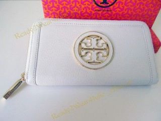AUTH Tory Burch $195 Amanda Leather Continental Zip Wallet Clutch 