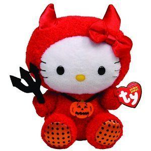 TY BEANIE BABY ~ HELLO KITTY RED DEVIL ~ FOR HALLOWEEN ~ NEW