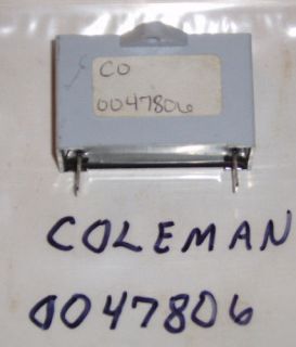 coleman generator compacitor 7 5uf pt 0047806 new od time