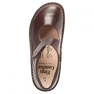 FINN COMFORT SONOMA MARY JANE EBONY BROWN LEATHER NEW IN BOX