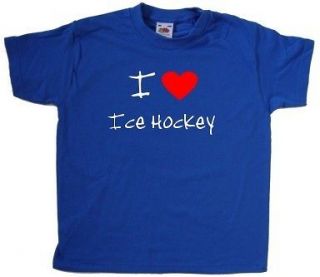 love heart ice hockey kids t shirt more options