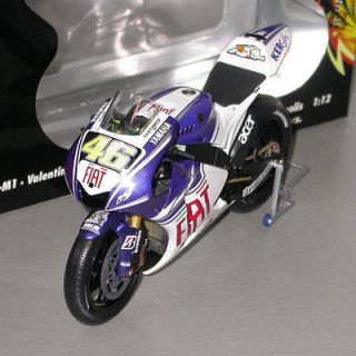 12 Minichamps Rossi 2008 Indianapolis Yamaha YZR M1 Dirty Edition