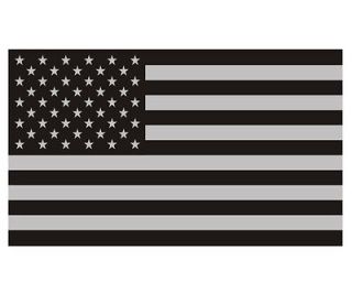 AMERICAN Flag Decal 2x1.2 SUBDUED 12 PAK USA United States Military 