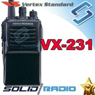 vertex standard vx 231 uhf 400 470 mhz portable radio
