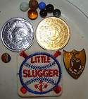 Job Lot Military Pin Marbles BB Patch Mardi Gras Beads & Tokens (21)