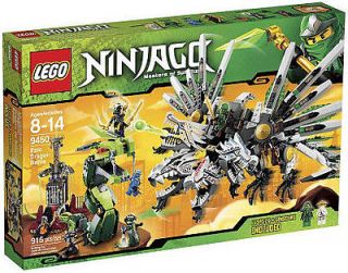 LEGO NINJAGO 9450 Epic Dragon Battle Four Headed Ultra Dragon NEW 