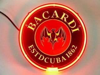 bacardi logo beer display bar pub neon light sign 337
