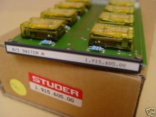 studer revox a900 a962 a963 a970 relay board from canada