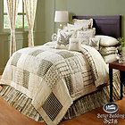 Green Ivory Patchwork Twin Queen Cal King Size Best Cotton Quilt Bed 