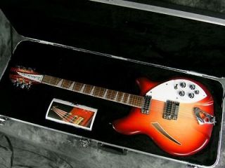 MINT 2012 RICKENBACKER 360 12 STRING FIREGLO ELECTRIC GUITAR WITH CASE 