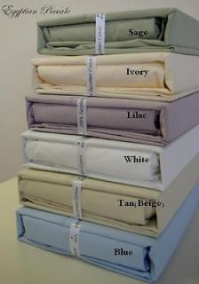 Egyptian Cotton 300TC FULL Size and QUEEN Size Sheet Sets/ PERCALE 
