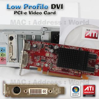 Dell Optiplex 740 330 760 Low Profile DVI PCI e x16 Video Card SFF 