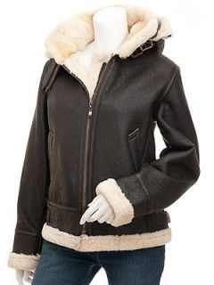 ladies b3 sheepskin leather flying cream jacket more options size