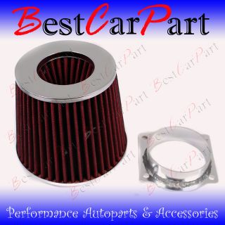 Newly listed 94 95 Ford Mustang 5.0 V8 Air Intake MAF Adapter+Filter 