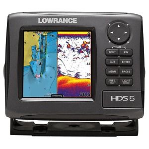 LOWRANCE HDS 5 GEN2 LAKE INSIGHT W/O TRANSDUCER FISHFINDER GPS COMBO