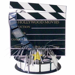 18 Hollywood Party Clapperboard Film Reel Spray Table Centrepiece 