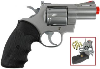 TSD Sports 2.5 inch Magnum Airsoft Revolver UHC UA939sr Silver 