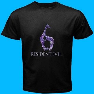 New Resident Evil 6 Xbox 360 PS3 Video Games CD DVD Black T   Shirt 