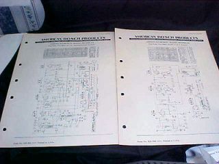 American Bosch Service schematics forModel 04 & Model 05 Radios plus 
