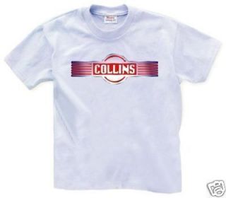 collins shirt bar logo ham radio classic brand new time
