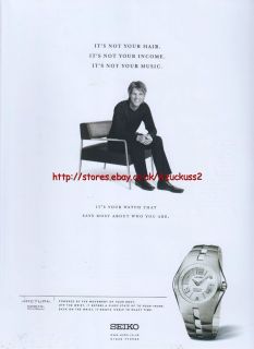 Seiko Arctura Kinetic Auto Relay Watch 2003 Magazine Advert #2994