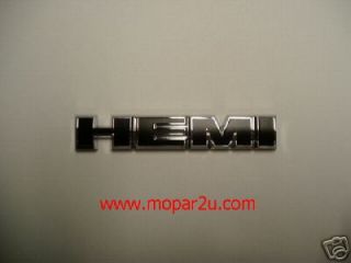 Hemi Nameplate/Deca​l/Emblem, Ram,Magnum,Cha​rger,Dodge
