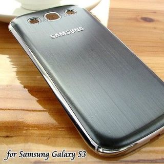 Grey Aluminum Battery Cover Door Housing for Samsung Galaxy S3 III 