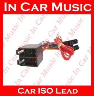 peugeot 406 cd radio car stereo iso wiring harness lead