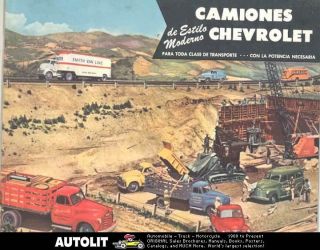 1949 chevrolet truck prestige brochure spanish pickup time left $