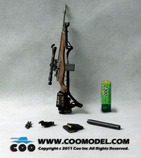 COOMOEL COO US M14 Sniper Rifle 1/6 New Ver. (Extra Gunstock & Metal 