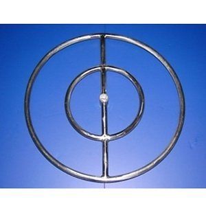 18 round stainless steel gas fire pit burner ring ng
