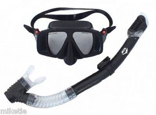 Frameless Mask & Dry Snorkel   Silicone Set WIL DS 10B Snorkelling/Sc 