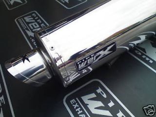 pipewerx kawasaki zrx 1100 stainless round race exhaust from united